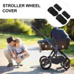4 PCS Wheel Cover Stroller Accessories Tire Accessory Wheelchair Protector Universal - Image 5
