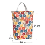 Baby Diaper Storage Box Diaper Paper Diaper Waterproof Storage Bag Reusable Waterproof Fashionable Printed Sleeping Bag - Image 5