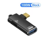 2 in 1 USB Type C OTG Adapter 10W/PD100W Elbow Type C To USB3.0 Adapter Fast Charging Converter For Mobile Phone Tablet Laptop - Image 8