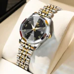 OLEVS Elegant Fashion Women's Watches Luxury Brand Original Quartz Watch for Ladies Waterproof Stainless Steel Luminous Date - Image 8