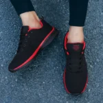 Men Running Sneakers Lightweight Athletic Shoes Classical Mesh Breathable Lace-up Outdoor Walking Shoes Male Tennis Shoes - Image 5