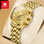 OLEVS Top Luxury Brand Quartz Couple Watch Waterproof Watch Lover Gift Nightglow Classic Date Week Clock His or Her Set Watch - Image 10