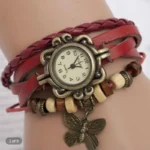 High Quality Women Genuine Leather Vintage Quartz Dress Watch Bracelet Wristwatches Watch Women Luxury Watch - Image 8
