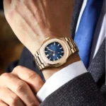 POEDAGAR Luxury Man Wristwatch Business Stainless Steel Quartz Men Watch Waterproof Luminous Date Square Men's Watches Clock+Box - Image 5