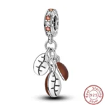 Dessert Afternoon Tea Series 925 Silver Coffee Cake Pizza Fries Sweet Charms Beads 3mm DIY Fine Jewelry Making - Image 7