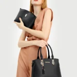 The new style handbag simple Korean version of women's handbag shoulder bag messenger bag bag bag mother bag - Image 6