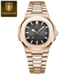 POEDAGAR Luxury Man Wristwatch Business Stainless Steel Quartz Men Watch Waterproof Luminous Date Square Men's Watches Clock+Box - Image 7