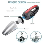 Portable Car Wireless Vacuum Cleaner Powerful Suction Rechargeable Handheld Vacuum Cleaner Quick Charge for Car Home Pet Hair - Image 3