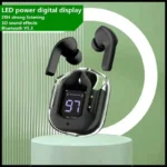 TWS Wireless Bluetooth Earphone Noise Canceling HiFi Stereo Sport Headphones with Digital Display Transparent Charging Case - Image 4