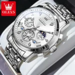OLEVS Top Luxury Brand Quartz Couple Watch Waterproof Watch Lover Gift Nightglow Classic Date Week Clock His or Her Set Watch - Image 13