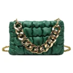 Luxury Plaid Thick Chain Mini Square Bag - Designer INS Style, Fashion Leather Trendy Single Shoulder Crossbody Women's Bag - Image 10