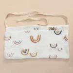 Baby bedside dual-pocket storage bag Portable diaper storage bag Newborn bedside multi-functional storage bag cute - Image 10