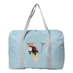 Gold Lettern Series Travel Bag Unisex Large Capacity Organizers Foldable Luggage Handbags Clothes Storage Duffle Carry on Bags - Image 11