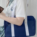 Teen Girls JK Uniform Handbag Classic Style Cosplay Messenger Bag Casual Anime Shoulder Handbag Square Bag Everyday Shoulder Bag - Image 2