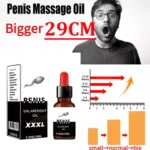 Big, men's massage essential oil