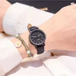 Fashion Small Dial Women Watches Casual Leather Band Quartz Watch Wristwatches Reloj Mujer（Without Bracelet and Box） - Image 11