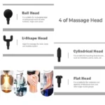 Mini Fascia Gun Wireless Massage Gun Muscle Relaxation Massage Equipment Neck Membrane Cervical Spine Massage Instrument - Image 5