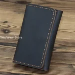 Vintage Card Holder Men Genuine Leather Credit Card Holder Small Wallet Money Bag ID Card Case Mini Purse for Male Tarjetero New - Image 6