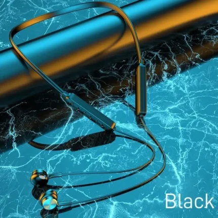 Magnetic Suction Neckband Headphones Waterptoof Neck-mounted Wireless Bluetooth Earphones Mega Bass with Mic Sports Headsets