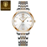POEDAGAR Ladies Wristwatch Luxury Waterproof Luminous Date Gold Watch For Women Dress Stainless Steel Quartz Women's Watches+Box - Image 11