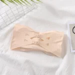 Ice Silk Strapless Bra Girls Seamless Crop Tube Top Bralette for Women Soft Sexy Bras Large Size Bustier Tops Summer Underwear - Image 8