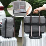 Documents Organizer Men Briefcase Women Bag Travel Credentials Luggage Storage Safe Functional File Lockbox Waterproof Handbags - Image 3