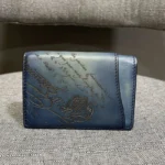 DIMY 2025 Card Pack Men's Ultra Thin Leather Folding Card Holder Business Card Holder Multi slot Bank Card - Image 2