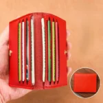 Ultra-thin Small Bank Cards Multi Card Slot Card Holder Wallet Women Men Credit Cards Bag Male Card Holder Solid Leather Wallet - Image 8
