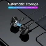 Magnetic Suction Neckband Headphones Waterptoof Neck-mounted Wireless Bluetooth Earphones Mega Bass with Mic Sports Headsets - Image 4