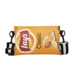 Funny Potato Chips Crossbody Handbag Women Canvas Shoulder Bag Mini Cartoon Printing Girl Envelope Bags Female Clutch Cute Purse - Image 6