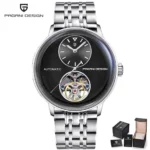 2025 PAGANI DESIGN New Simple Men Mechanical Watches Business Waterproof 100M Stainless Steel Automatic Luminous Watch for Men - Image 12