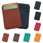 Fashion Double Sided Ultra-thin Card Holder Bank Credit ID Cards Pouch Case Wallet Organizer Thin Business Bank Card Package
