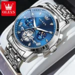 OLEVS Top Luxury Brand Quartz Couple Watch Waterproof Watch Lover Gift Nightglow Classic Date Week Clock His or Her Set Watch - Image 15