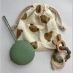 Cotton Prints Baby Bags String Nappy Stackers Caddy Organizer Diaper Pouch Babies Accessories Baby Essentials Diaper Bag