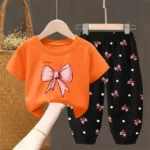 Summer Sets Children's Clothing Girls Kids Toddler Clothes Cute Fashion T-shirt Top Pants 2PCS Baby Girl Clothes - Image 7