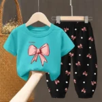 Summer Sets Children's Clothing Girls Kids Toddler Clothes Cute Fashion T-shirt Top Pants 2PCS Baby Girl Clothes - Image 20