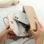 Fashion Elegant Clutch Bag New 2023 Hot Selling Chain Dinner Bag Bride Bridesmaid Lady Handbag Factory Outlet - Image 6