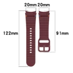 20mm Original Silicone Strap for Samsung Galaxy Watch 7 44mm 40mm/6 Classic 47 43mm/5pro 45mm Wrist Belt Galaxy Watch 6 5 4 Band - Image 4