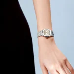 GOOBASEN Women's Watch Elegant Small Original Quartz Watch for Ladies Luminous Date Waterproof Stainless Steel Wristwatch Fashio - Image 4