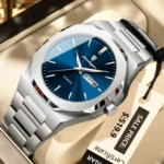 POEDAGAR Top Luxury Men Clock Waterproof Luminous Calendar Week Man Wristwatch Sports Stainless Steel Quartz Men's Watches Reloj - Image 15