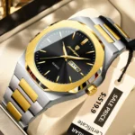 POEDAGAR Top Luxury Men Clock Waterproof Luminous Calendar Week Man Wristwatch Sports Stainless Steel Quartz Men's Watches Reloj - Image 10