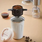 Coffee Filter Portable Stainless Steel Coffee Tea Funnel Reusable Tea Infuser Coffee Dripper Drip For Home Office Outdoor Travel - Image 2