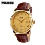 SKMEI 9058 Brand Lovers Quartz Watch Love Witness Time Watches Women Men Fashion Casual Leather Strap Waterproof Wristwatches - Image 9