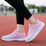 Women Casual Sneakers Fashion Breathable Mesh Flat Shoes Women's Outdoor Comfortable Non-slip Walking Shoes Tenis Feminino - Image 3