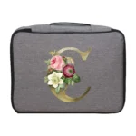 Handbags Documents Luggage Organizer Men Outdoor Travel Credentials Storage Bag Women Golden Flower Print Waterproof Briefcase - Image 28