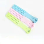 مساج  Massage Stick Silicone Guasha Three Fingered Racket Massage Tools Meridian Clapping Stick Body Relaxation Massager 마사지 - Image 7