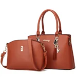 The new style handbag simple Korean version of women's handbag shoulder bag messenger bag bag bag mother bag - Image 12