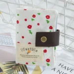 Rural Style Ladies Card Purse Floral Id Credit Card Holder Women Canvas Purse Wallet Pocket Case Mini Slim Card Holders - Image 8