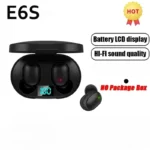 TWS E6S Wireless Earbuds Bluetooth Headphones Wireless Bluetooth Earphones  Noise Cancelling Earphones with Mic - Image 9