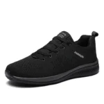Men Running Sneakers Lightweight Athletic Shoes Classical Mesh Breathable Lace-up Outdoor Walking Shoes Male Tennis Shoes - Image 9